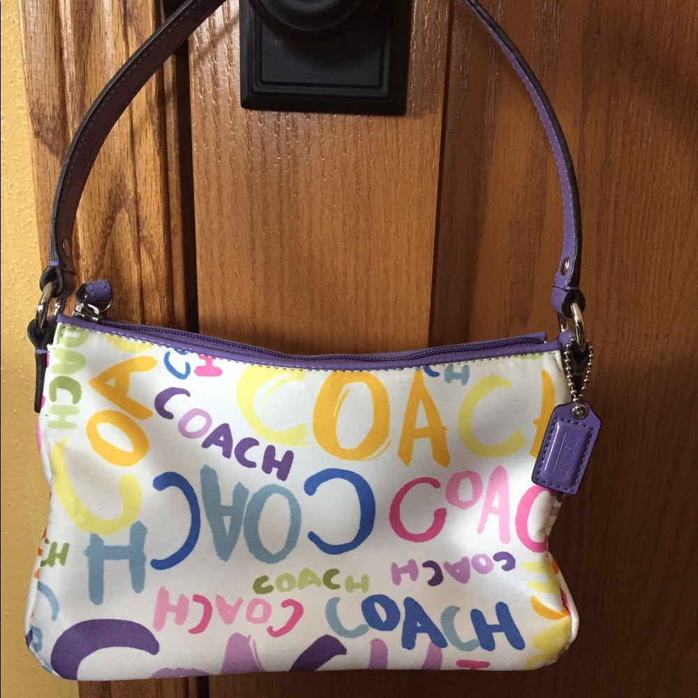 Coach bag, small, clean.  Great starter purse!